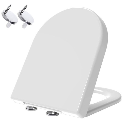 Shape toilet seat soft - d-shape,