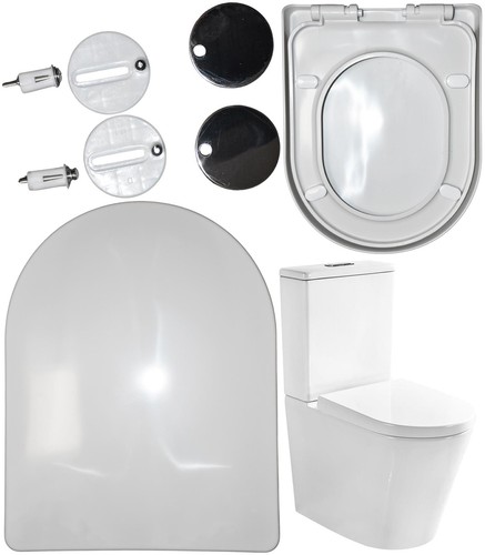 Toilet seat soft close - toilet,