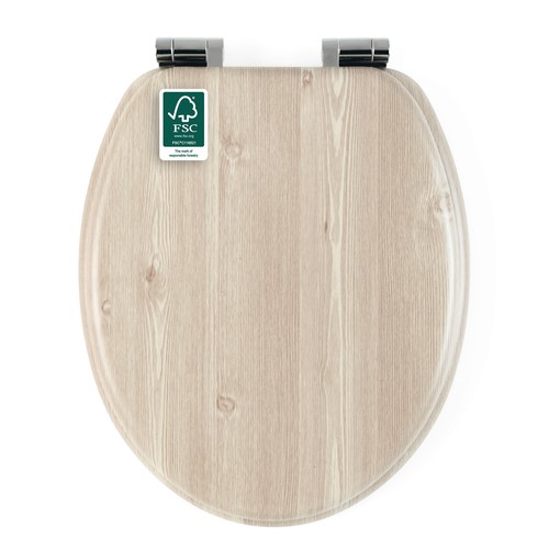 Beldray wooden toilet seat - wooden,