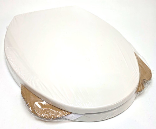 White elongated toilet - white,