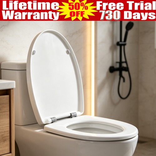 Quick release toilet - seat, soft