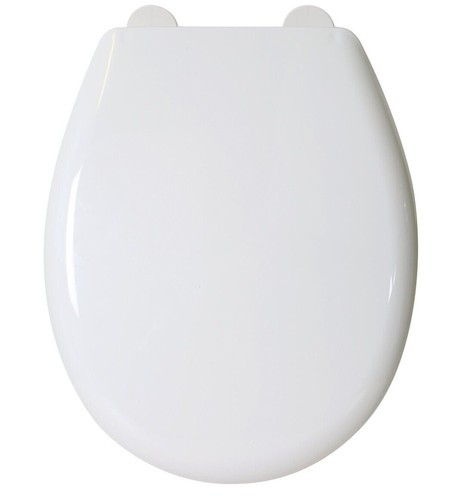 Croydex toilet seat white oval - seat,