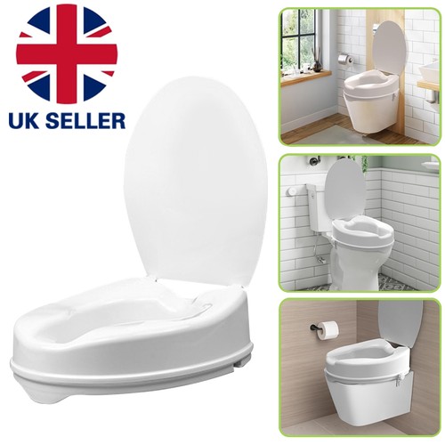 Raised toilet seat with lid - seat,