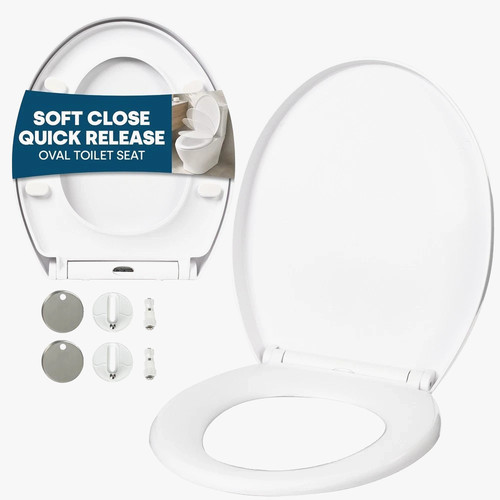 Livivo soft close toilet - toilet, seat