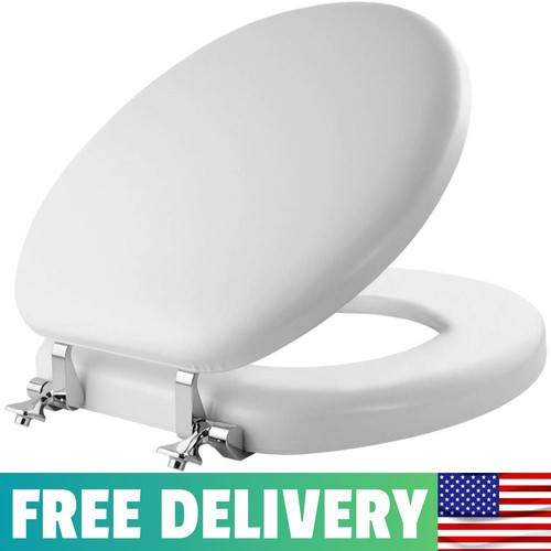 Padded toilet seat with - seat,