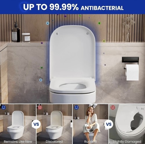 Derw square toilet seat soft - seat,,