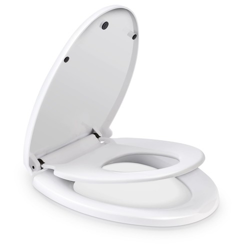 Family toilet seat - soft, close