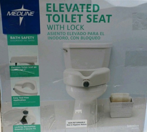 Medline elevated locking - elevated,