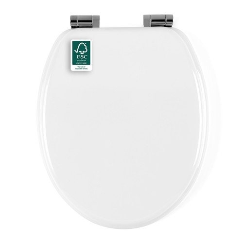 Beldray wooden toilet - wooden, seat
