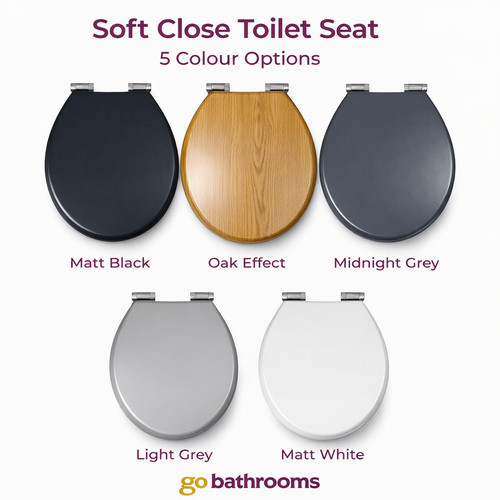 Universal soft close toilet - universal,