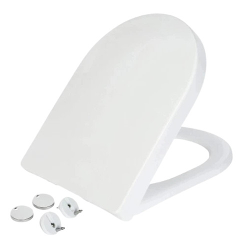 Toilet seat soft close - white, d