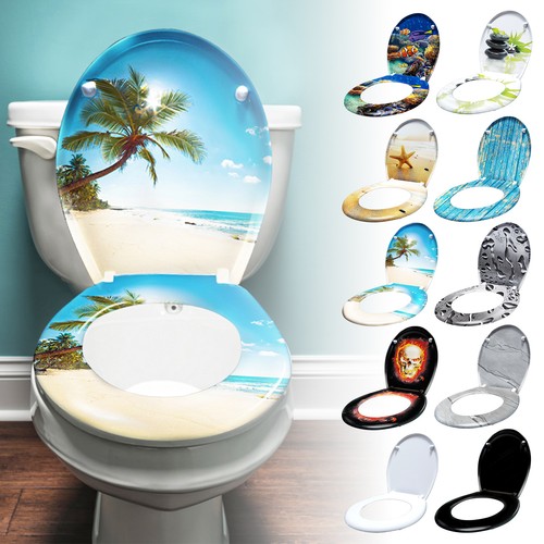 Soft close toilet seat - soft,