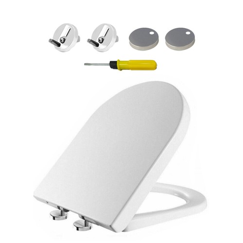 Shape toilet seat - shape, white