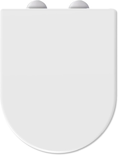 Shape toilet seat soft close - toilet,