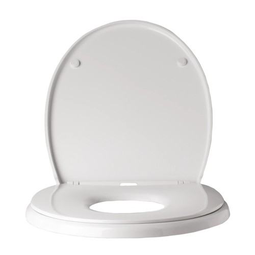 Family toilet seat with anti - toilet,