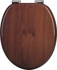 WOLTU Bathroom WC Seat Wooden
