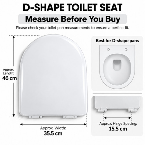 Shape toilet seat - d,