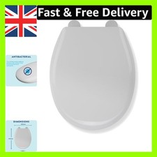 Compact White Toilet Seat -