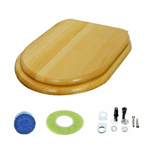 Wood toilet seat slamming - no,