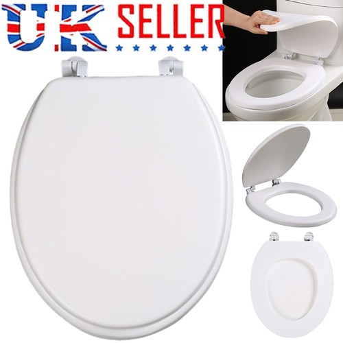 Soft padded toilet seat - 17",