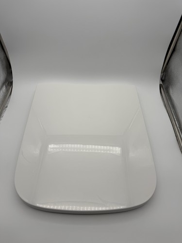 Square toilet seat white soft - square,