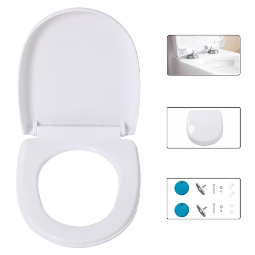 Soft close toilet seat - close,