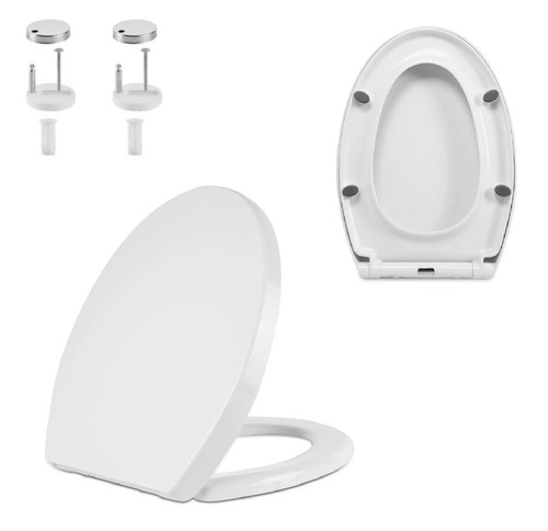 Soft close toilet seat white - seat,