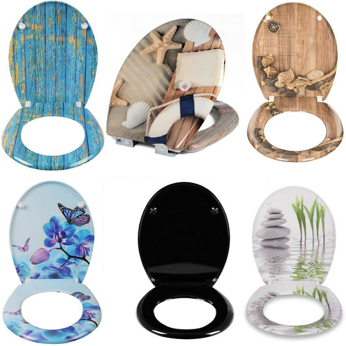Woltu toilet seat soft close - soft,