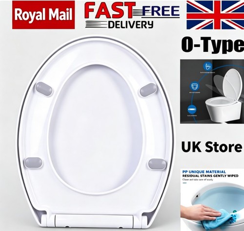 Soft close toilet seat white - seat,