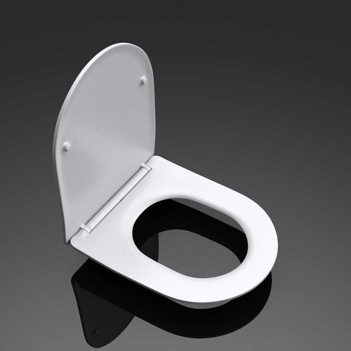 Bathroom toilet seat - bathroom, with