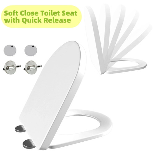 Shape soft close toilet seat - close,