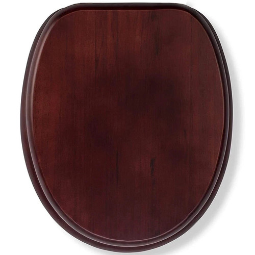 Universal toilet seat mahogany - toilet,