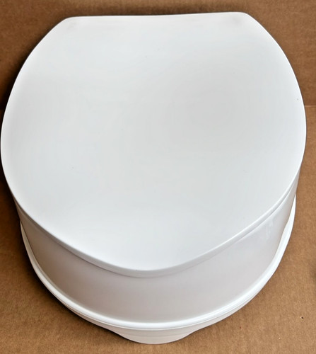 Raised toilet seat inch with - seat,