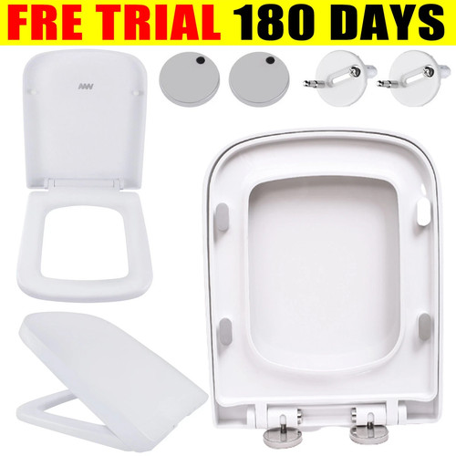 Bathroom square toilet seat - toilet,